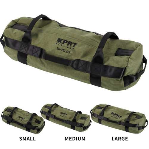 Vist Large View of Product Image Which is New Workout Sand Bag Armygreen Md (25-75lbs)