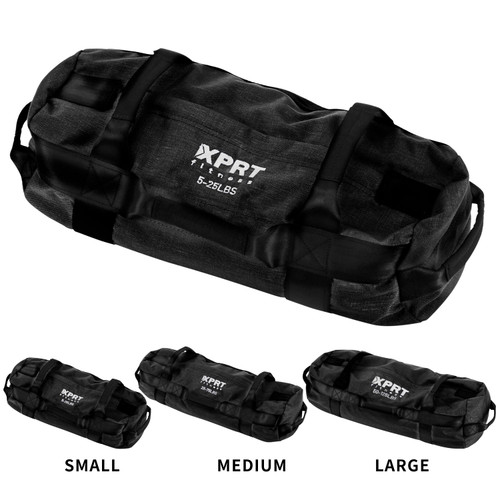 Vist Large View of Product Image Which is New Workout Sand Bag Black Sm(5-25lbs)