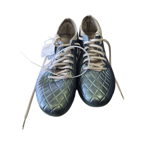 Vist Large View of Product Image Which is Used Nike Soccer Cleats Teal Senior 5.5