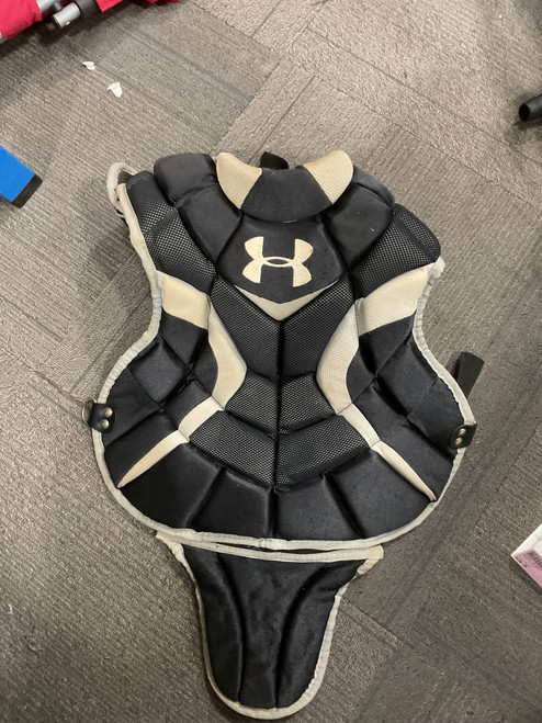Vist Large View of Product Image Which is Used Under Armour UACP-JRP Catchers Chest Protector Black Junior