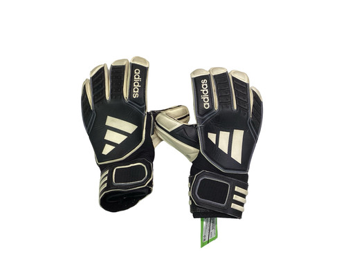 Vist Large View of Product Image Which is Used Adidas GOALIE GLOVES Soccer Goalie Gloves Black And White 8