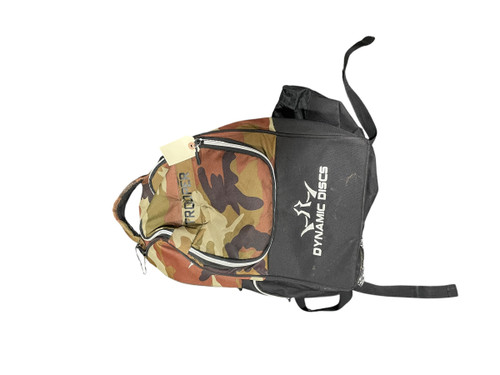Vist Large View of Product Image Which is Used Dynamic Discs Disc Golf Backpack Olive Green
