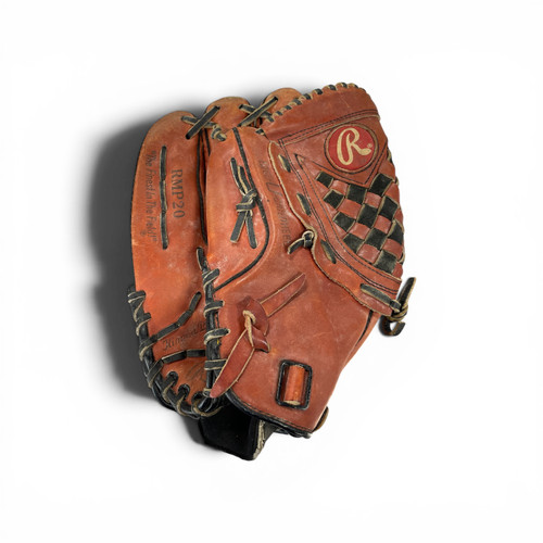 Vist Large View of Product Image Which is Used Rawlings RMP20 BB/SB Glove LH Throw Maroon 13"