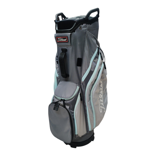 Vist Large View of Product Image Which is Used Titleist 14 WAY Mens Golf Cart Bag Grey