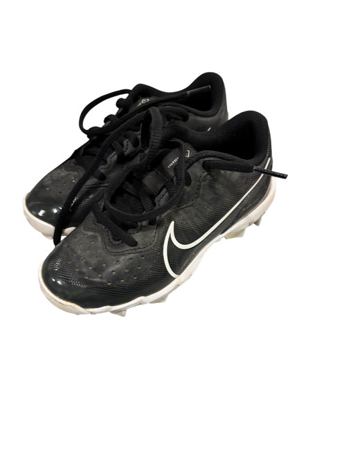 Vist Large View of Product Image Which is Used Nike DIAMOND BB/SB Cleats Black And White Youth 13.0
