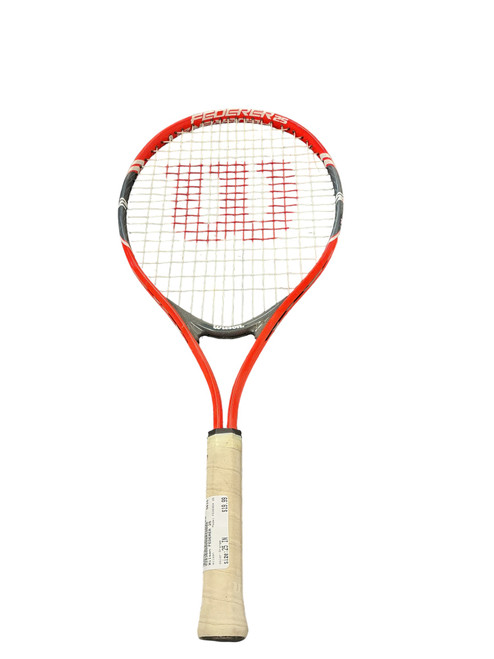 Vist Large View of Product Image Which is Used Wilson FEDERER 25 Junior Tennis Racquet Orange 25"