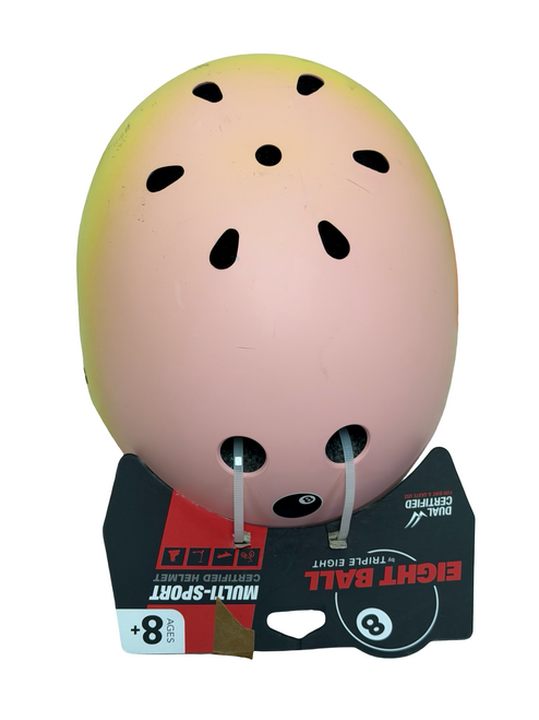 Vist Large View of Product Image Which is New Triple Eight EIGHT BALL Skate Helmet Youth 52-56cm mfg 12/2020