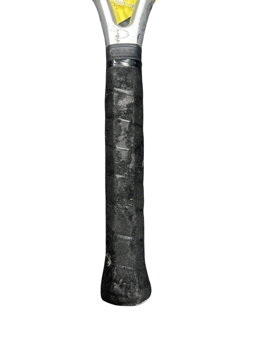 Vist Large View of Product Image Which is Used TITANIUM TENNIS Adult Tennis Racquet Grey 4 1/8"