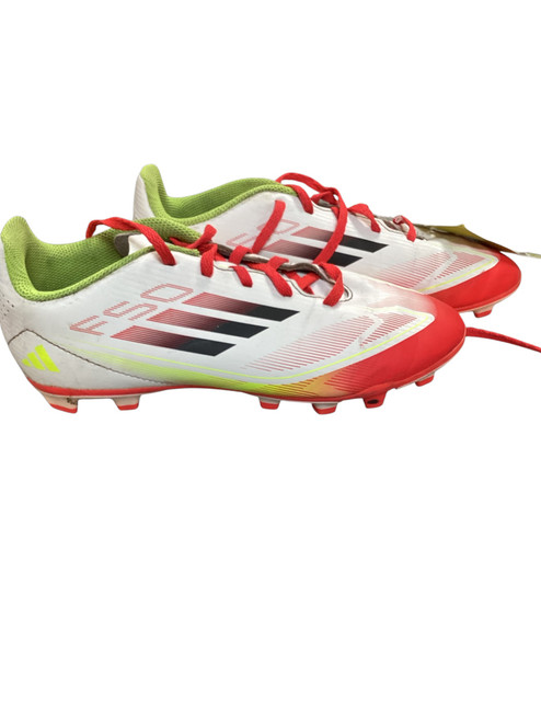 Vist Large View of Product Image Which is Used Adidas F50 Soccer Cleats White Junior 05