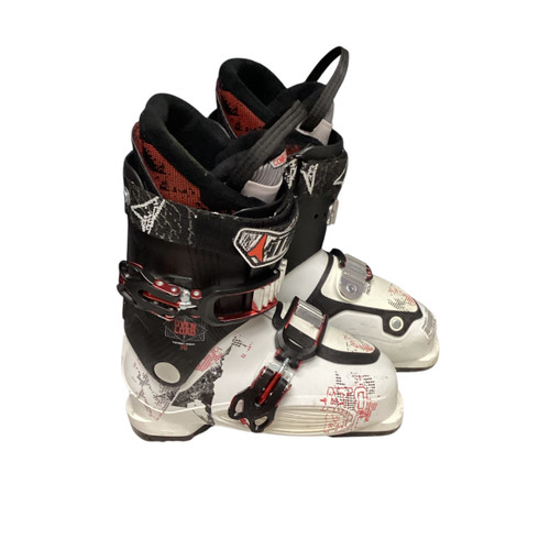 Vist Large View of Product Image Which is Used Atomic OVERLOAD Mens DH Ski Boot White 245 MP - M06.5 - W07.5