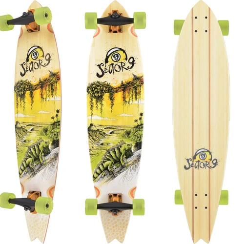 Vist Large View of Product Image Which is New Sector 9 Offshore Temple Complete Longboard 
