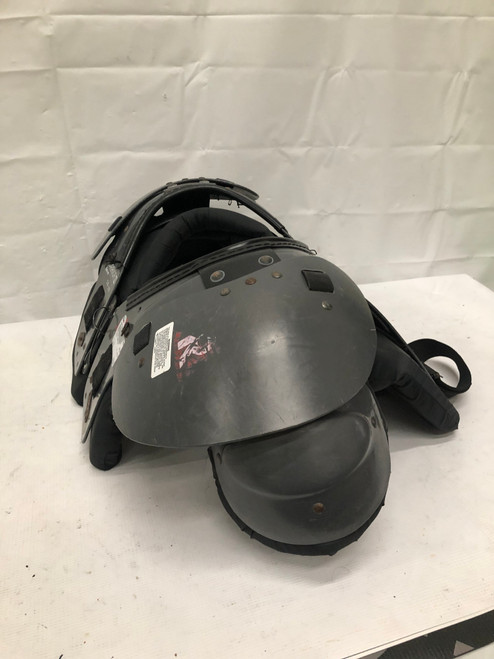 Vist Large View of Product Image Which is Used Riddell WARRIOR FB Shoulder Pads Grey LG