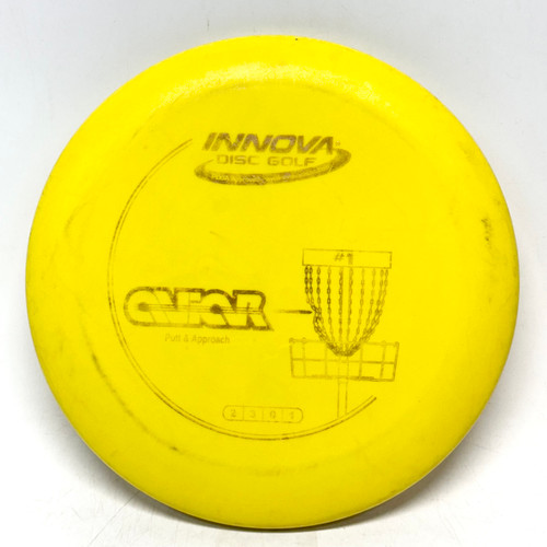 Vist Large View of Product Image Which is Used Innova AVIAR Disc Golf Putter Yellow 150g