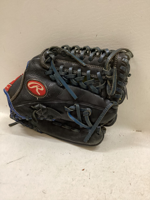 Vist Large View of Product Image Which is Used Rawlings RGS175BR BB/SB Glove RH Throw Black And Royal Blue 11 3/4"