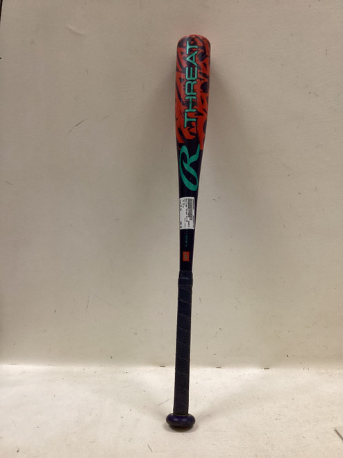 Vist Large View of Product Image Which is Used Rawlings THREAT BB/SB USA 2 5/8 Bat 27"