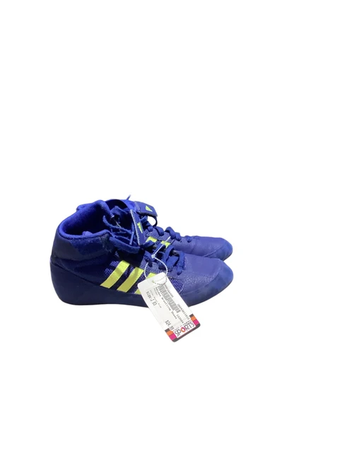 Vist Large View of Product Image Which is Used Adidas Wrestling Shoes Royal Blue Junior 03