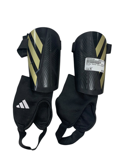 Vist Large View of Product Image Which is Used Adidas Soccer Shin Guards Adult Black MD