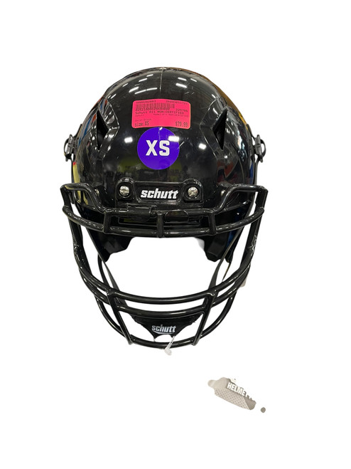 Vist Large View of Product Image Which is Used Schutt A11 NON-CERTIFIED FB Helmet Black XS
