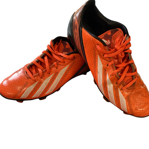 Vist Large View of Product Image Which is Used Adidas Soccer Cleats Orange Senior 7