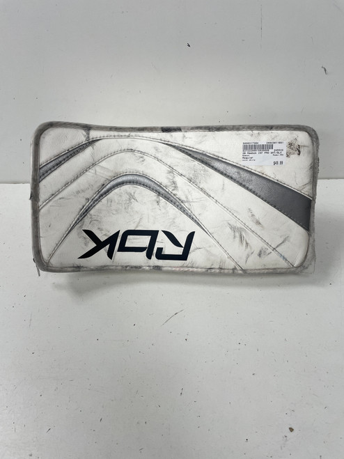 Vist Large View of Product Image Which is Used Reebok PRO Inter Goalie Blocker White