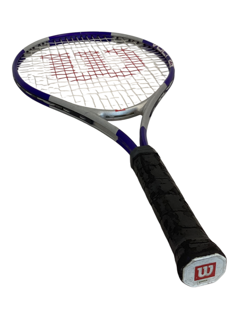 Vist Large View of Product Image Which is Used Wilson VOLT 25 Junior Tennis Racquet Royal Blue 25"