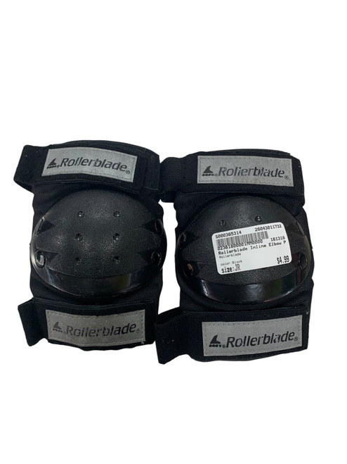 Vist Large View of Product Image Which is Used Rollerblade Inline Elbow Pads Black Junior