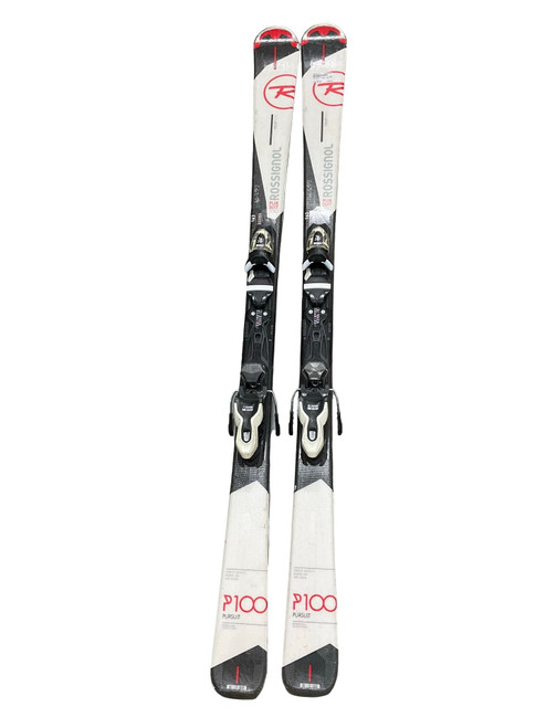 Vist Large View of Product Image Which is Used Rossignol PURSUIT 100 Mens DH Ski/Binding Black 163 cm