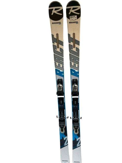 Vist Large View of Product Image Which is Used Rossignol REACT 2 CARBON Mens DH Ski/Binding Royal Blue 170 cm