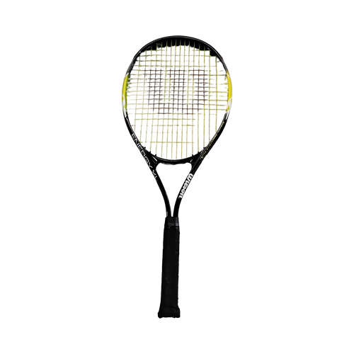 Vist Large View of Product Image Which is Used Wilson ENERGY XL Adult Tennis Racquet Black 3 3/8"