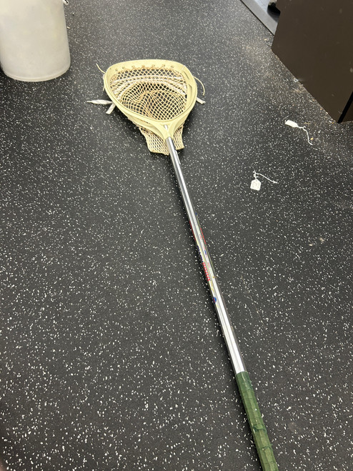 Vist Large View of Product Image Which is Used Warrior NEMESIS Mens Goalie Stick White