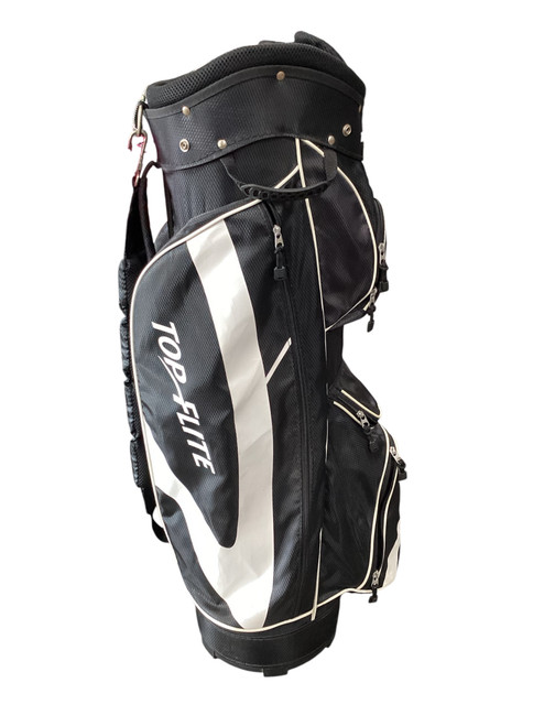 Vist Large View of Product Image Which is Used Top Flite CART BAG Mens Cart Bag Black
