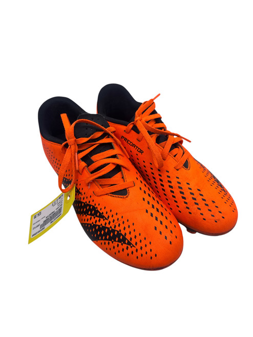 Vist Large View of Product Image Which is Used Adidas PREDATOR Soccer Cleats Orange Senior 5.5