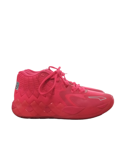 Vist Large View of Product Image Which is Used Puma Basketball Shoes M Pink Senior 10