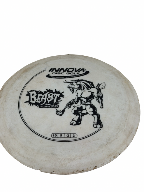 Vist Large View of Product Image Which is Used Innova BEAST DX Disc Golf Driver White 151g