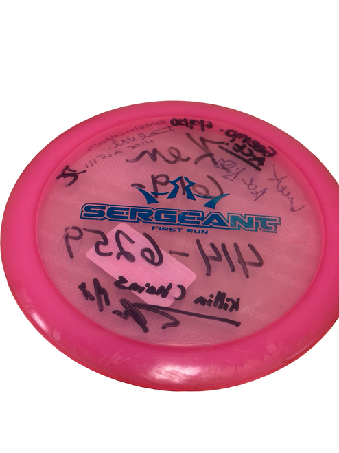 Vist Large View of Product Image Which is Used Dynamic Discs SERGEANT FIRST RUN Disc Golf Driver Pink 173g