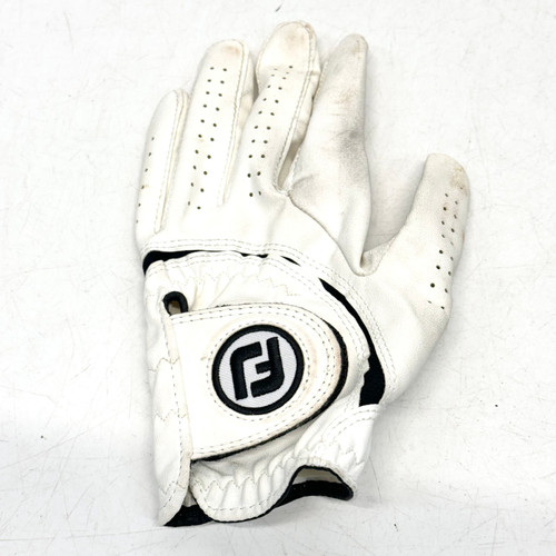 Vist Large View of Product Image Which is Used Foot Joy Mens Golf Glove White S/M