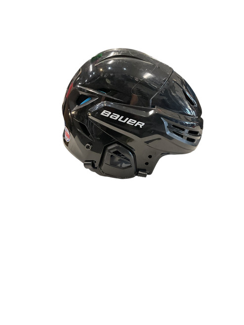 Vist Large View of Product Image Which is Used Bauer REAKT 55 MD Hockey Helmet Only Black MD