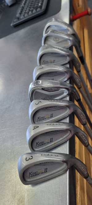 Vist Large View of Product Image Which is Used Cobra KING COBRA 2 OS 3-GW NO 8 Mens Iron Set RH 3I-GW/AW