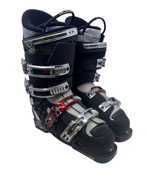 Vist Large View of Product Image Which is Used Salomon X-WAVE 6.0 80 Mens DH Ski Boot Black 265 MP - M08.5 - W09.5