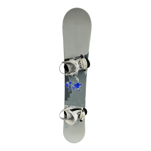 Vist Large View of Product Image Which is Used Salomon PROSPECT W/RIDE REVOLT BINDINGS Mens Board/Bindings White 157 cm