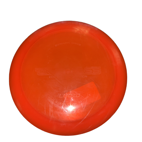 Vist Large View of Product Image Which is Used Dynamic Discs LUCID TRESSPASS Disc Golf Driver Orange