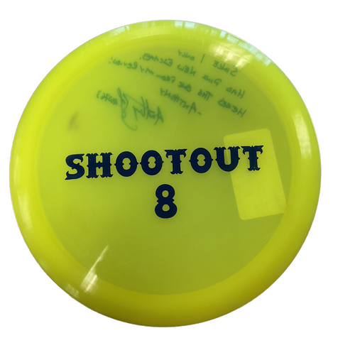 Vist Large View of Product Image Which is Used Dynamic Discs ESCAPE SHOOTOUT Disc Golf Driver Yellow