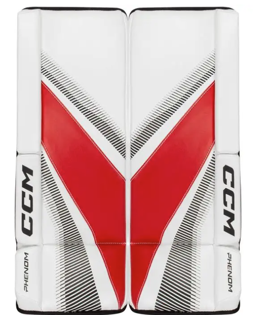 Vist Large View of Product Image Which is CCM Phenom Youth Goalie Leg Pads