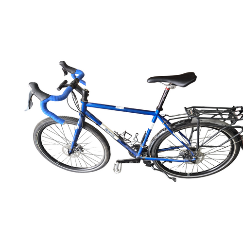 Vist Large View of Product Image Which is Used BREEZER DOPPLER CAFE GRAVEL BIKE Mountain Bike Mens Royal Blue 48-52cm - 19-20" - LG Frame