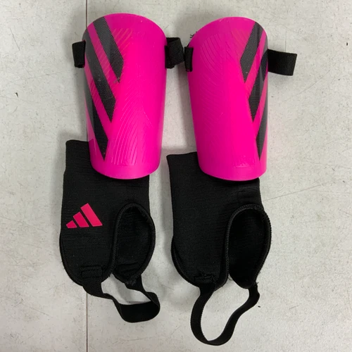Vist Large View of Product Image Which is Used Adidas Soccer Shin Guards Junior Pink Junior