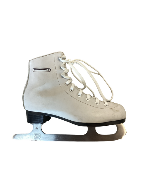 Vist Large View of Product Image Which is WinnWell Figure Skate White Junior 02