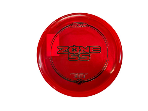 Vist Large View of Product Image Which is Used Discraft ZONE SS Disc Golf Putter Red 178g