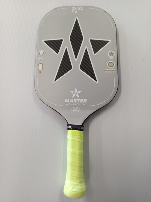 Vist Large View of Product Image Which is Used MASTER ATHLETICS P2XL Pickleball Racquet White