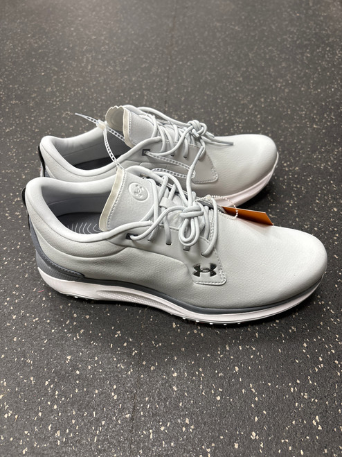 Vist Large View of Product Image Which is Brand new Under Armour DRIVE GLIDE Mens Golf Shoes Grey Senior 9