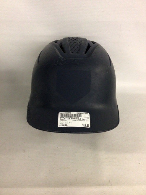 Vist Large View of Product Image Which is Used Evoshield EVOSHIELD NAVY Batting Helmet No Mask Navy Blue LG
